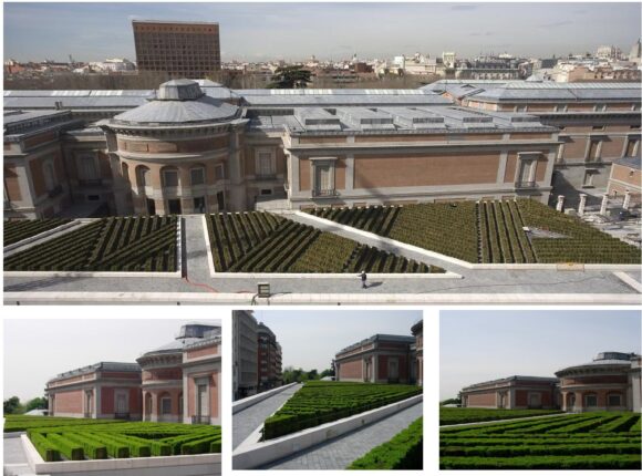 Gardens in Museo del Prado, Madrid (españa)