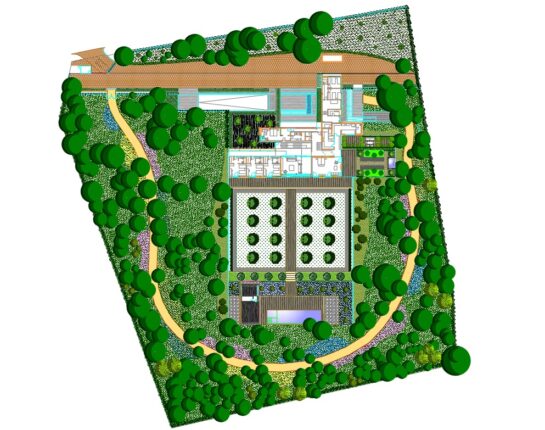 Jardín en la Moraleja (Madrid)