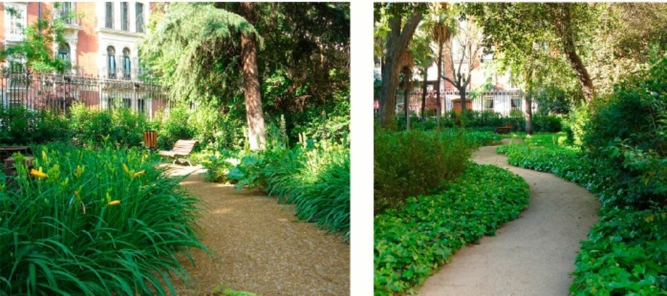 Garden in Museo Arquelógico, Madrid (spain)